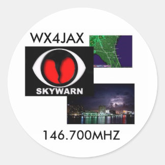 Rond logo skywarn, Sticker