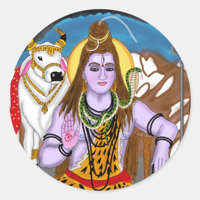 Rond Lord Shiva Sticker (Devant)