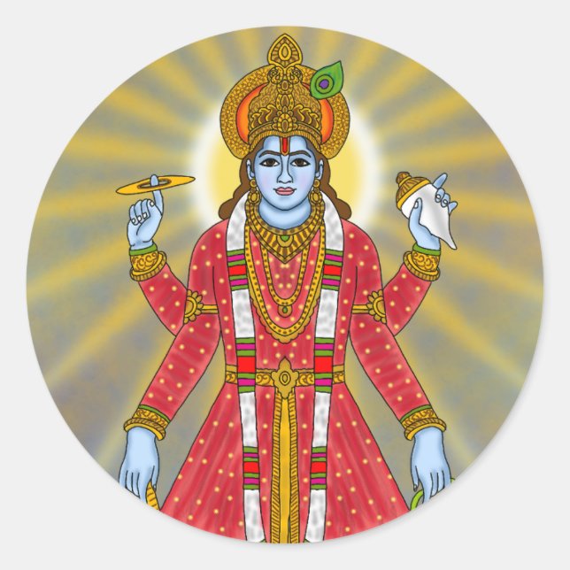 Rond Lord Vishnu Sticker (Devant)