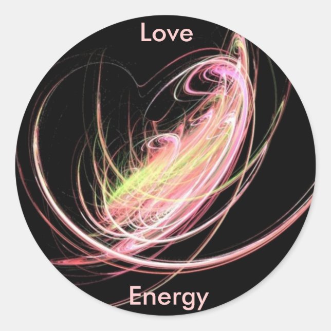 Rond Love Energy Sticker (Devant)