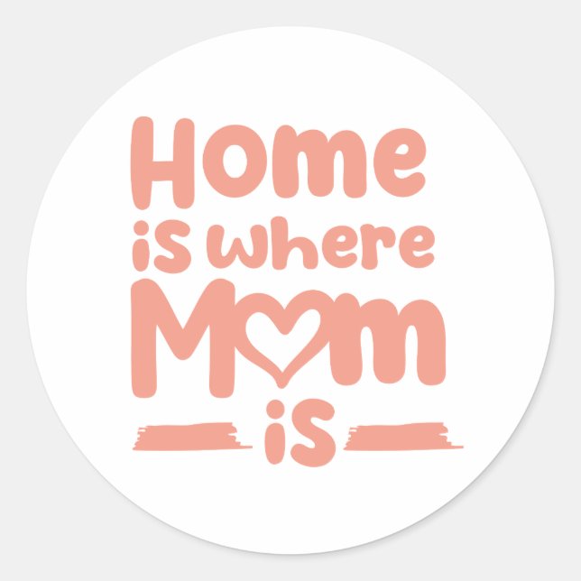 Rond Love Maman Sticker (Devant)