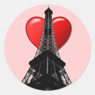 Rond Love Paris Sticker