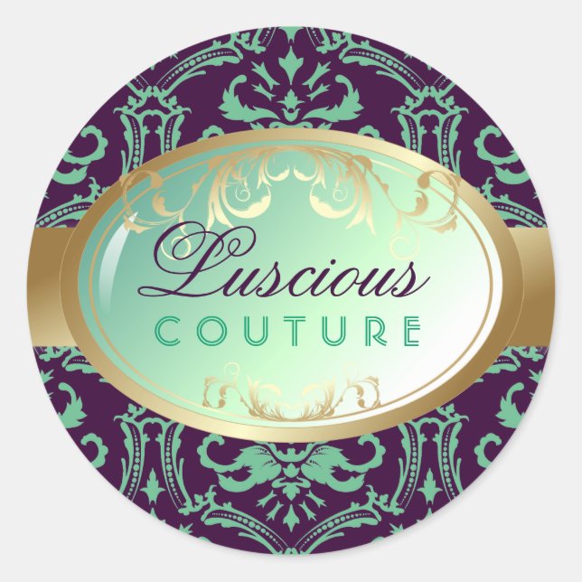 Rond Luminosité 311-Luscious - Turquoise n Sticker viol (Devant)