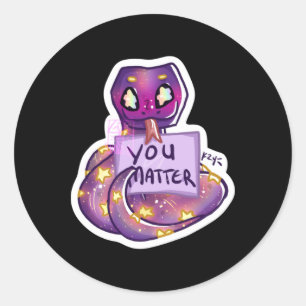 Rond M. Snek Dit Que Vous Sticker