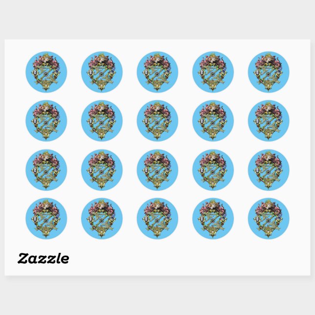Rond Magasin classique de Sticker Pourcentage Oz ! (Feuille)