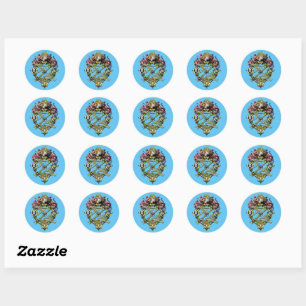 Rond Magasin classique de Sticker Pourcentage Oz !