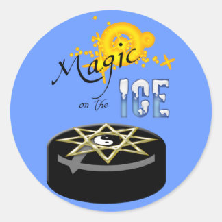 Rond Magie Sur Le Sticker De Glace