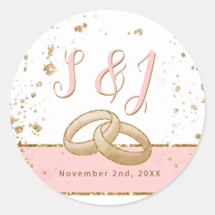Rond Magnifique - Gold Pink sticker 1