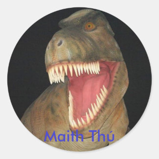 Rond Maith Thú Dinosaur Reward sticker