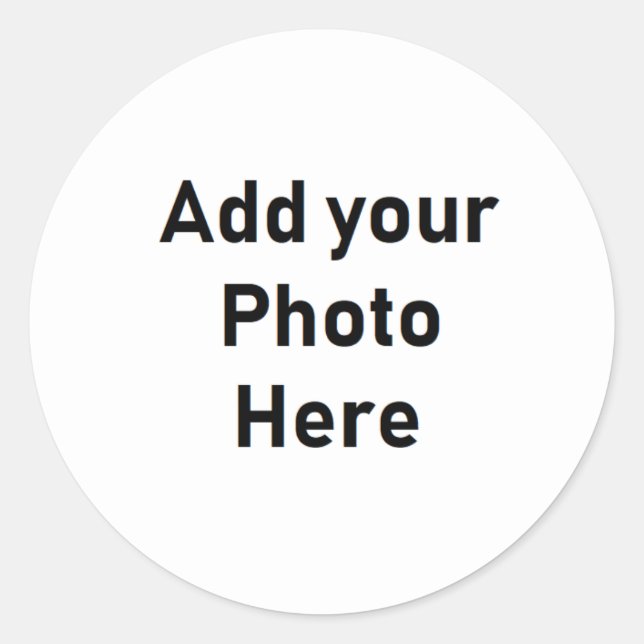 Rond Make your own Customized Sticker (Devant)