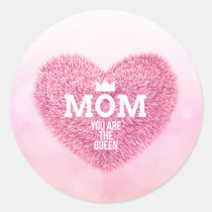 Rond Maman La Fête des Mères de la Reine   Sticker