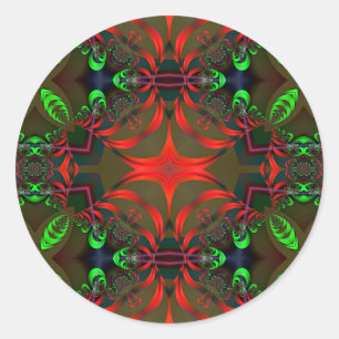 Rond Mandala 1 fractal - Sticker