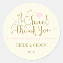 MARIAGE FAVOR STICKER Sweet merci.