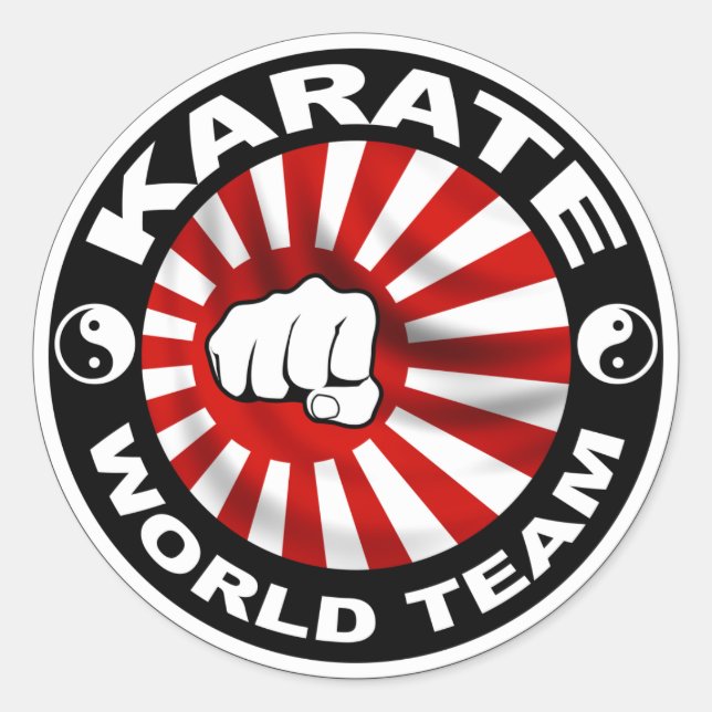 Rond Martial Art Sticker (Devant)