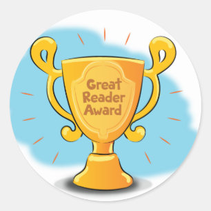 Rond Mary Lit Sticker "Great Reader Award"