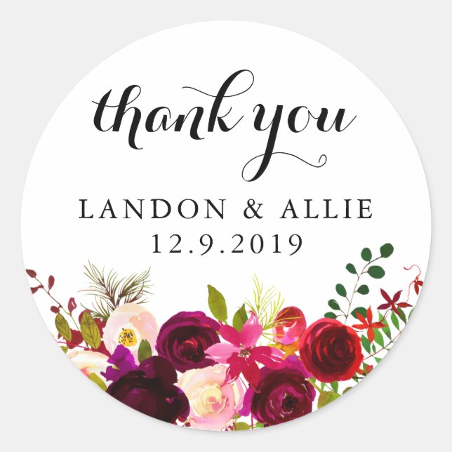 Rond Merci de Bourgogne | Sticker (Devant)