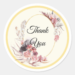 Rond Merci Pour Soutenir Mon Sticker Pour Petites Entre