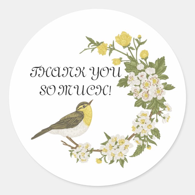 ROND MERCI STICKER (Devant)