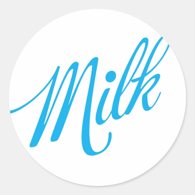 Rond Milk Lite 3 Sticker 2 (Devant)