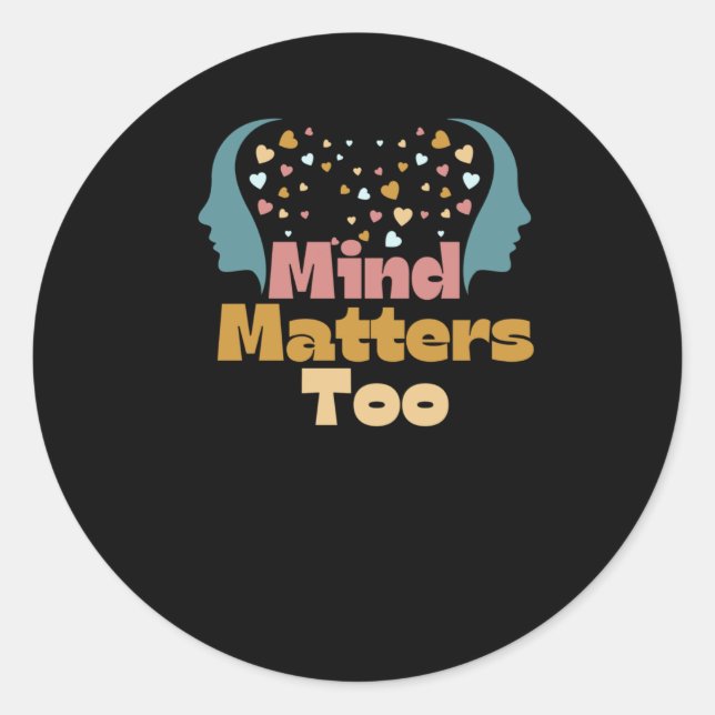 Rond Mind S Trop Sticker (Devant)