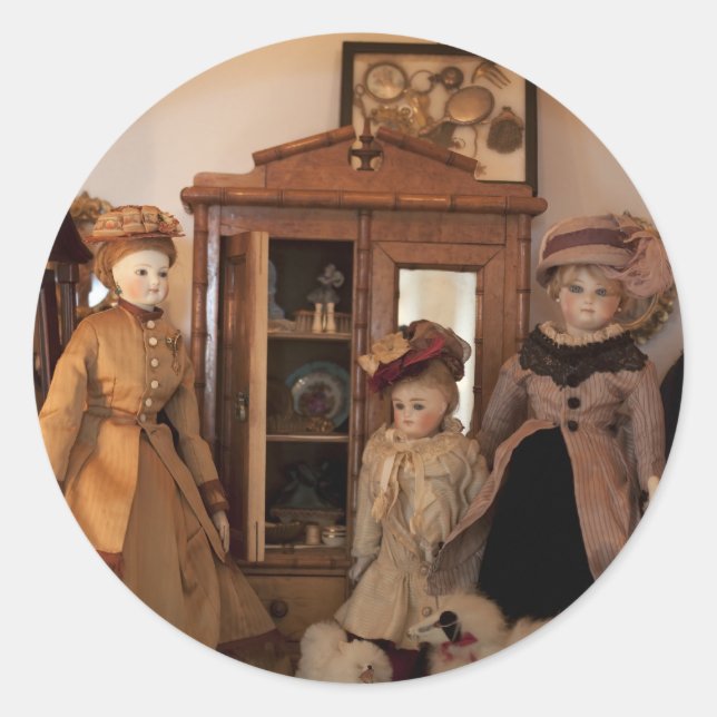 Rond Mode Sticker Shopping (Devant)