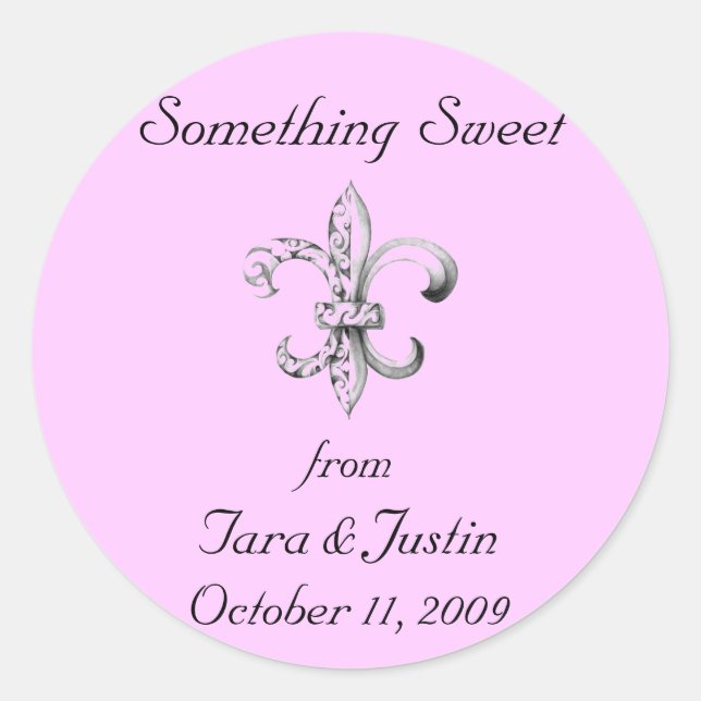 Rond Mon Sticker de Faveur (Devant)