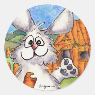 Rond Monde est mon Sticker pour carottes