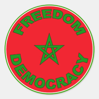 Rond Morocco Freedom Sticker