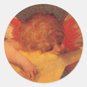 Rond Musicien angélique - Sticker