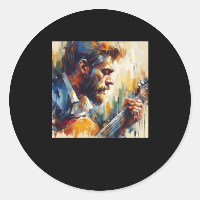 Rond Musique pour vous Sticker (Devant)