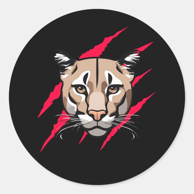 Rond My Cougar sticker (Devant)