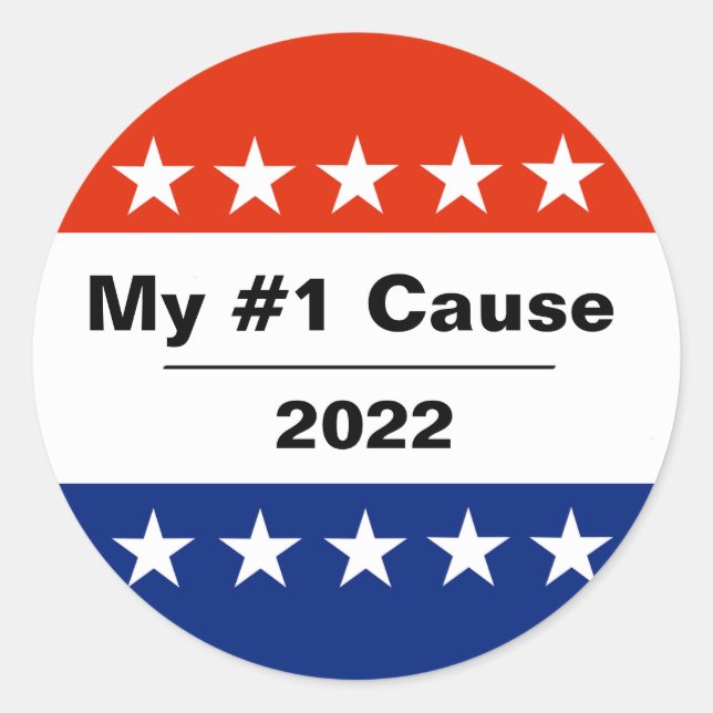 Rond My Election Issue 2022 Classic Round Sticker (Devant)