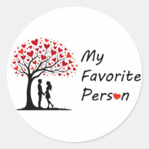 My Favorite Person ❤️ Valentine Sticker