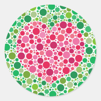Rond My Love is Color Blind Borderless sticker