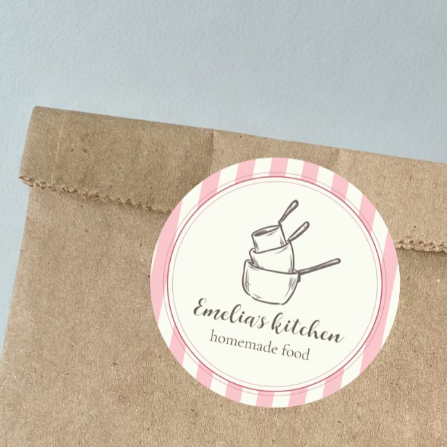 Rond My tiny kitchen logo Sticker (Créateur téléchargé)