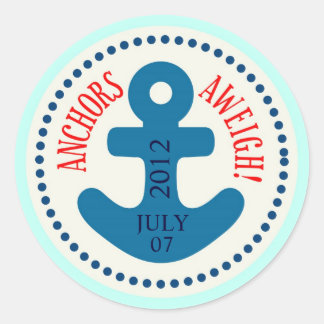 Rond Navires Ahoy! Sticker D
