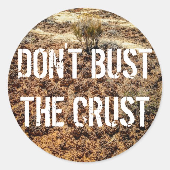 Rond Ne buvez pas le Sticker Crust-Cryptobiotic Soil (Devant)
