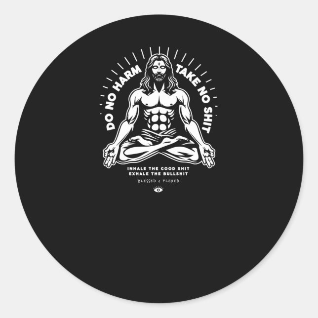 Rond Ne pas endommager Sticker (Devant)