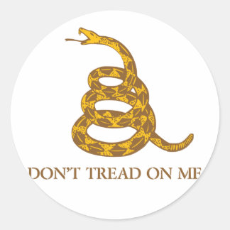 Rond Ne pas filer sur mon Sticker Snake