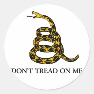 Rond Ne pas filer sur mon Sticker Snake