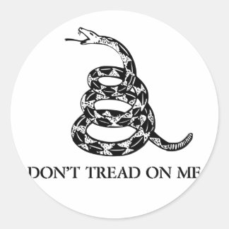Rond Ne pas filer sur mon Sticker Snake