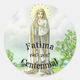 Rond Notre Madame Of Fatima Sticker