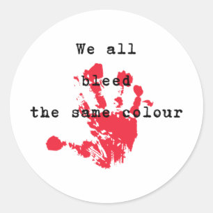 Rond Nous Avons Tous Bleu Le Même Sticker Couleur