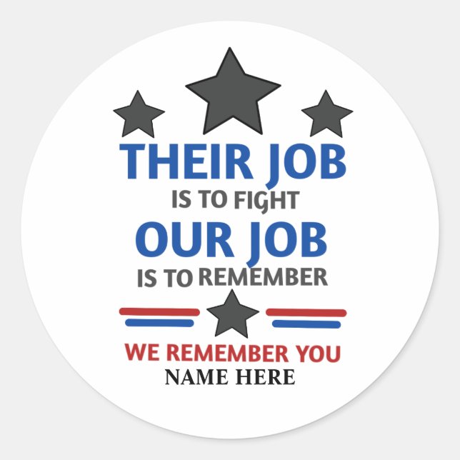 Rond Nous nous rappelons de vous Sticker (Devant)