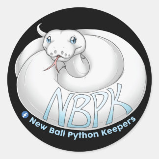 Rond Nouveau garde-boule Python Yuki Sticker