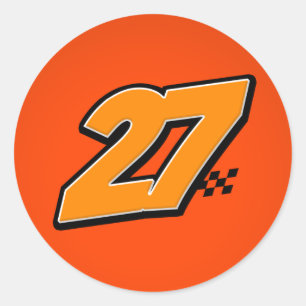 Rond Numéro 27 - Sticker