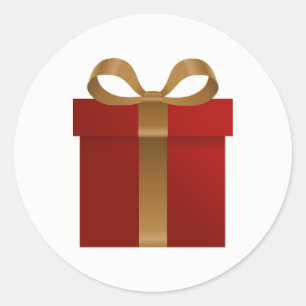 Rond Nutcracker Cadeau de Noël Sticker de voeux