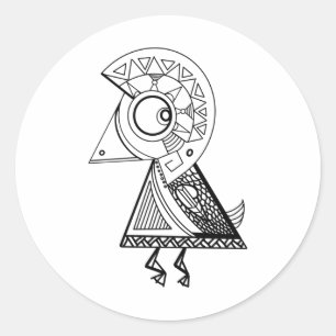 Rond OEuvre géométrique 22 Sticker