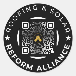 Rond Outil de code QR avant vente Sticker circulaire