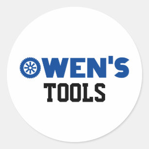Rond Outil Owen's Tools Classic Round Sticker